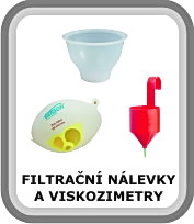 Filtrační nálevky a viskozimetry